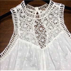 Free People Lace Crochet Dress